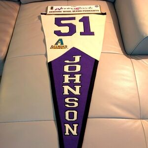 Vintage Randy Johnson HOF Pennant